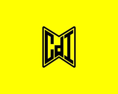 CDI Logo tasarım vektör şablonu. CDI