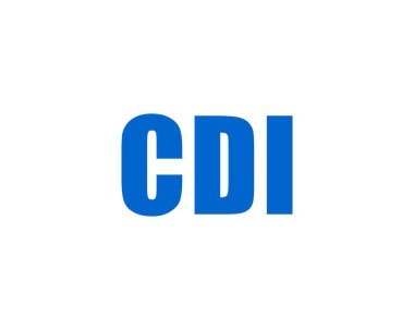 CDI Logo tasarım vektör şablonu. CDI