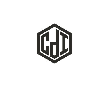 CDI Logo tasarım vektör şablonu. CDI