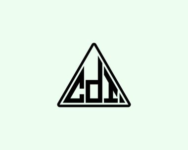 CDI Logo tasarım vektör şablonu. CDI