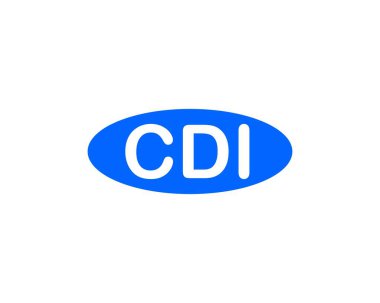 CDI Logo tasarım vektör şablonu. CDI