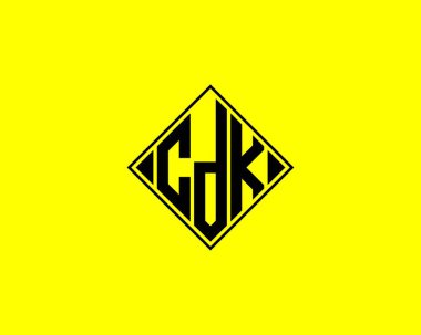 CDK logo tasarım vektör şablonu. CDK