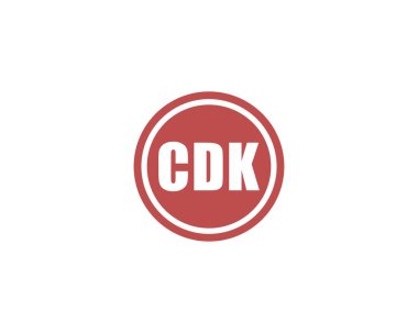 CDK logo tasarım vektör şablonu. CDK