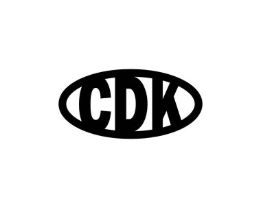 CDK logo tasarım vektör şablonu. CDK