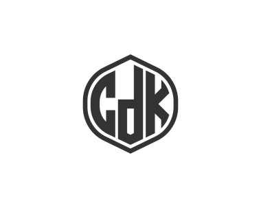 CDK logo tasarım vektör şablonu. CDK