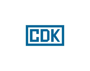 CDK logo tasarım vektör şablonu. CDK
