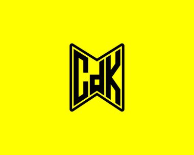 CDK logo tasarım vektör şablonu. CDK