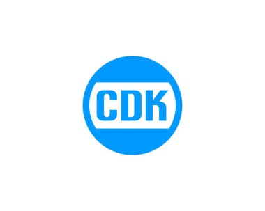 CDK logo tasarım vektör şablonu. CDK