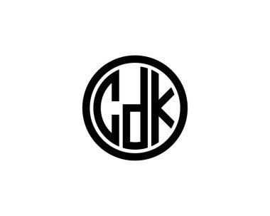 CDK logo tasarım vektör şablonu. CDK