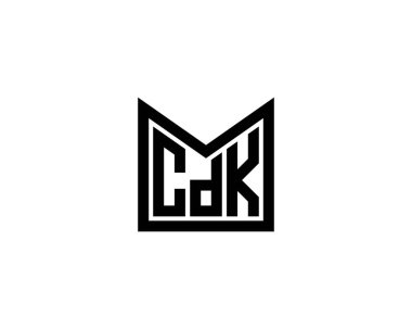 CDK logo tasarım vektör şablonu. CDK