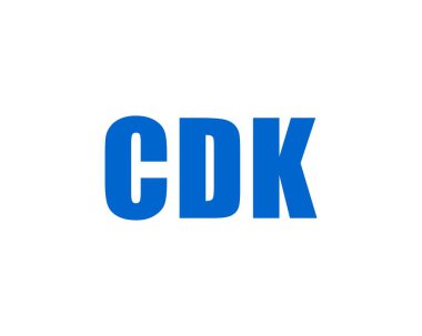 CDK logo tasarım vektör şablonu. CDK