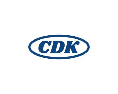 CDK logo tasarım vektör şablonu. CDK