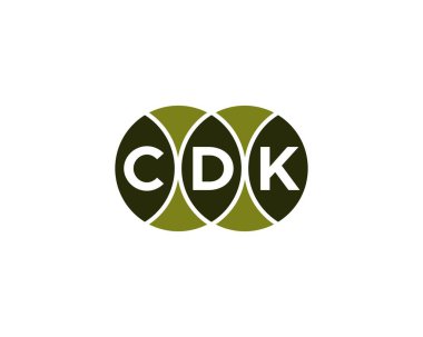 CDK logo tasarım vektör şablonu. CDK