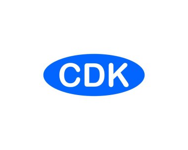 CDK logo tasarım vektör şablonu. CDK