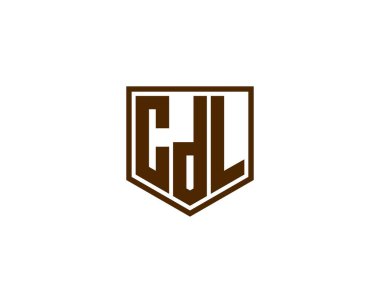 CDL logo tasarım vektör şablonu. CDL