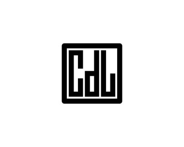 CDL logo tasarım vektör şablonu. CDL