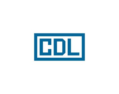 CDL logo tasarım vektör şablonu. CDL