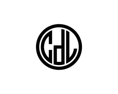 CDL logo tasarım vektör şablonu. CDL