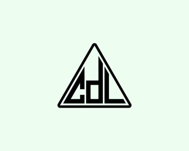 CDL logo tasarım vektör şablonu. CDL