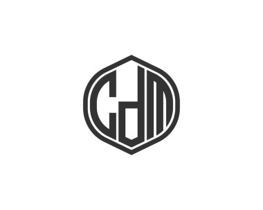 CDM logo tasarım vektör şablonu. CDM