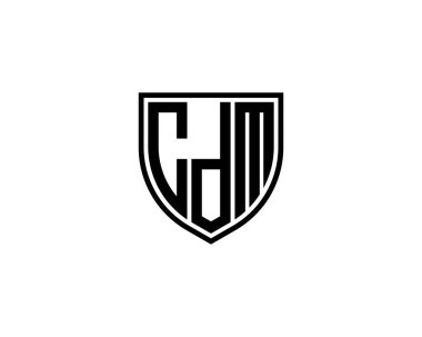 CDM logo tasarım vektör şablonu. CDM