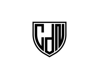 CDN logo tasarım vektör şablonu. CDN