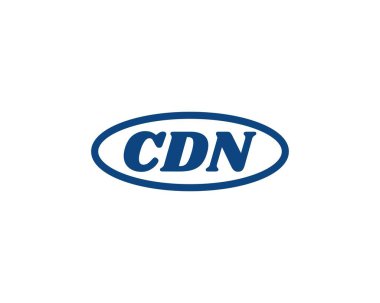 CDN logo tasarım vektör şablonu. CDN