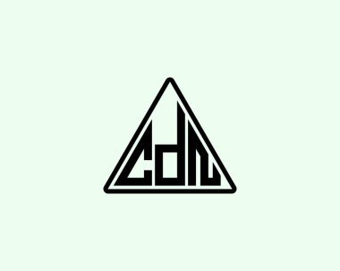 CDN logo tasarım vektör şablonu. CDN