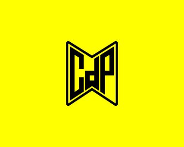 CDP logo tasarım vektör şablonu. CDP