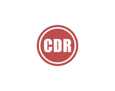 CDR logo tasarım vektör şablonu. CDR