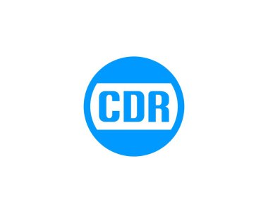 CDR logo tasarım vektör şablonu. CDR