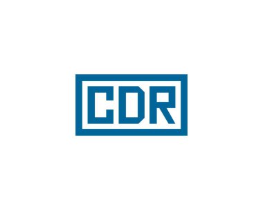 CDR logo tasarım vektör şablonu. CDR