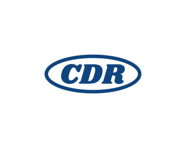 CDR logo tasarım vektör şablonu. CDR