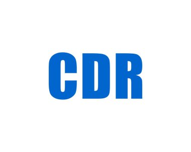 CDR logo tasarım vektör şablonu. CDR