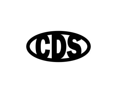 CDS logo tasarım vektör şablonu. CDS