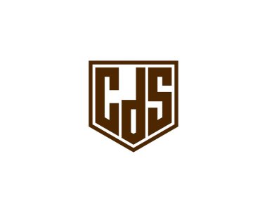 CDS logo tasarım vektör şablonu. CDS