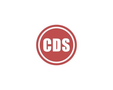 CDS logo tasarım vektör şablonu. CDS