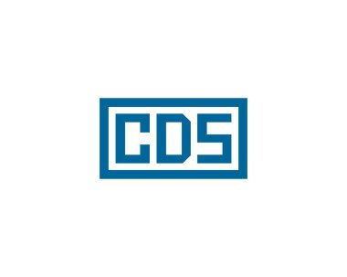 CDS logo tasarım vektör şablonu. CDS