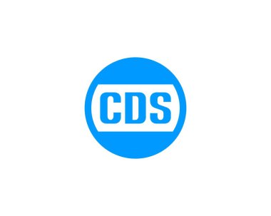 CDS logo tasarım vektör şablonu. CDS