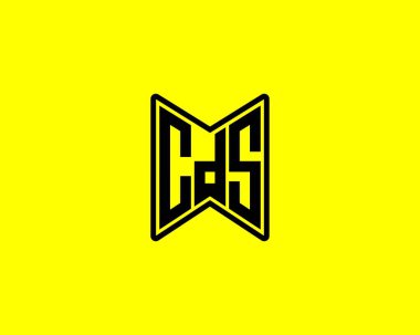 CDS logo tasarım vektör şablonu. CDS