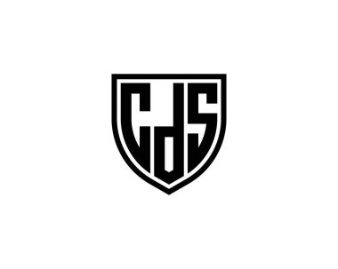 CDS logo tasarım vektör şablonu. CDS