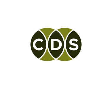 CDS logo tasarım vektör şablonu. CDS