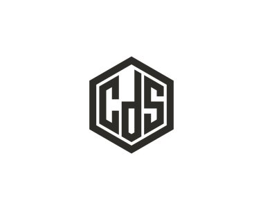 CDS logo tasarım vektör şablonu. CDS