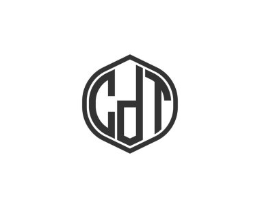 CDT logo tasarım vektör şablonu. CDT