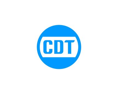 CDT logo tasarım vektör şablonu. CDT