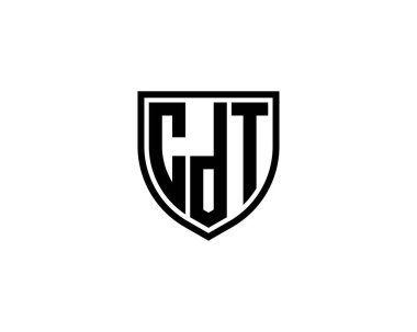CDT logo tasarım vektör şablonu. CDT