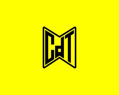 CDT logo tasarım vektör şablonu. CDT