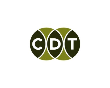 CDT logo tasarım vektör şablonu. CDT