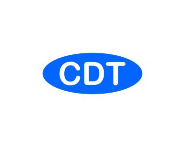 CDT logo tasarım vektör şablonu. CDT