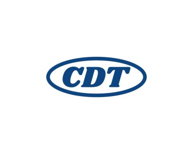 CDT logo tasarım vektör şablonu. CDT